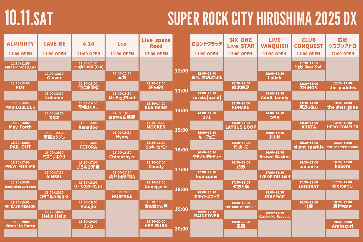 SUPER ROCK CITY HIROSHIMA 2025DX